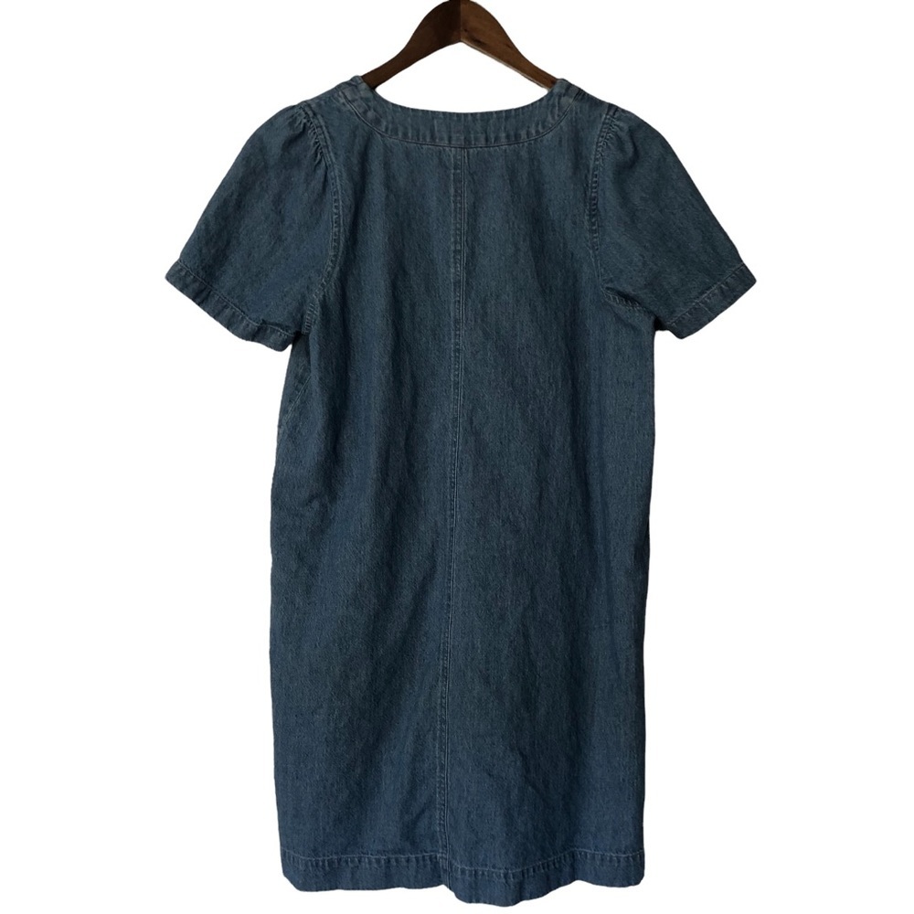 Madewell Popover Denim Swing Dress Newsom Size‎ Small - Picture 4 of 8